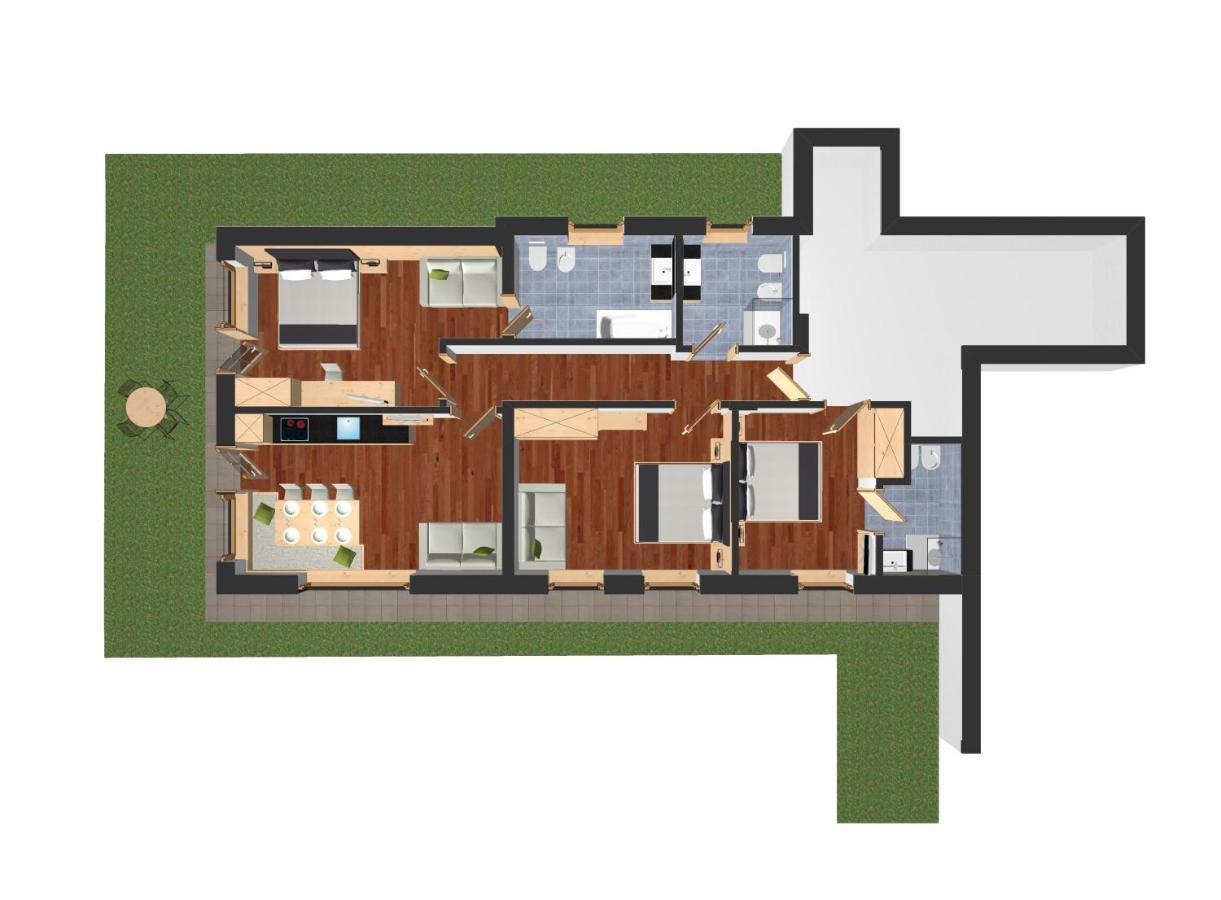 Residence Ravisa Dolomites Wolkenstein in Gröden Exterior foto